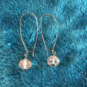 Limited crystal drop earrings